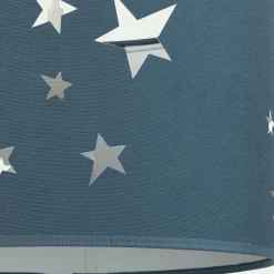 Abat-jour avec découpe motif constellation d35cm - bleu figuerolles