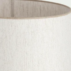 Abat-jour conique en tissu D40cm - blanc