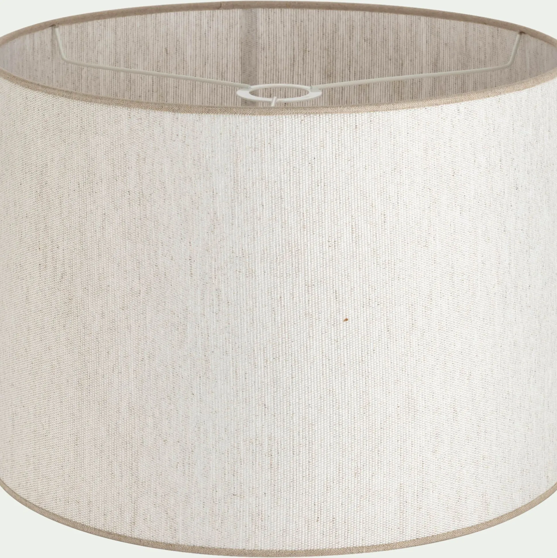 Abat-jour conique en tissu D40cm - blanc