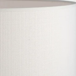 Abat-jour cylindrique D40xH30cm - blanc