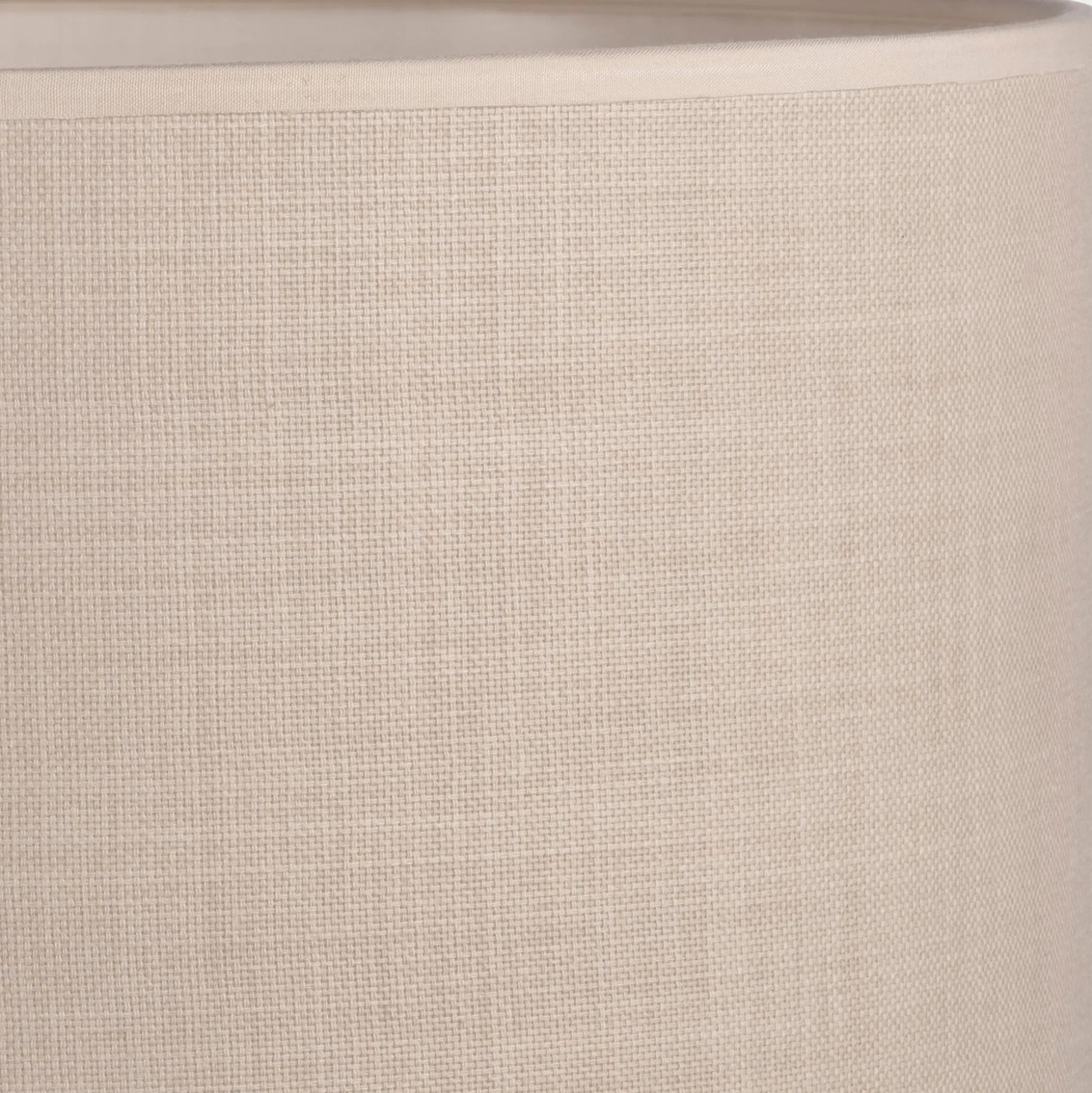 Abat-jour cylindrique en coton D60cm - beige roucas