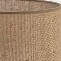 Abat-jour cylindrique en cotonette D28cm - beige