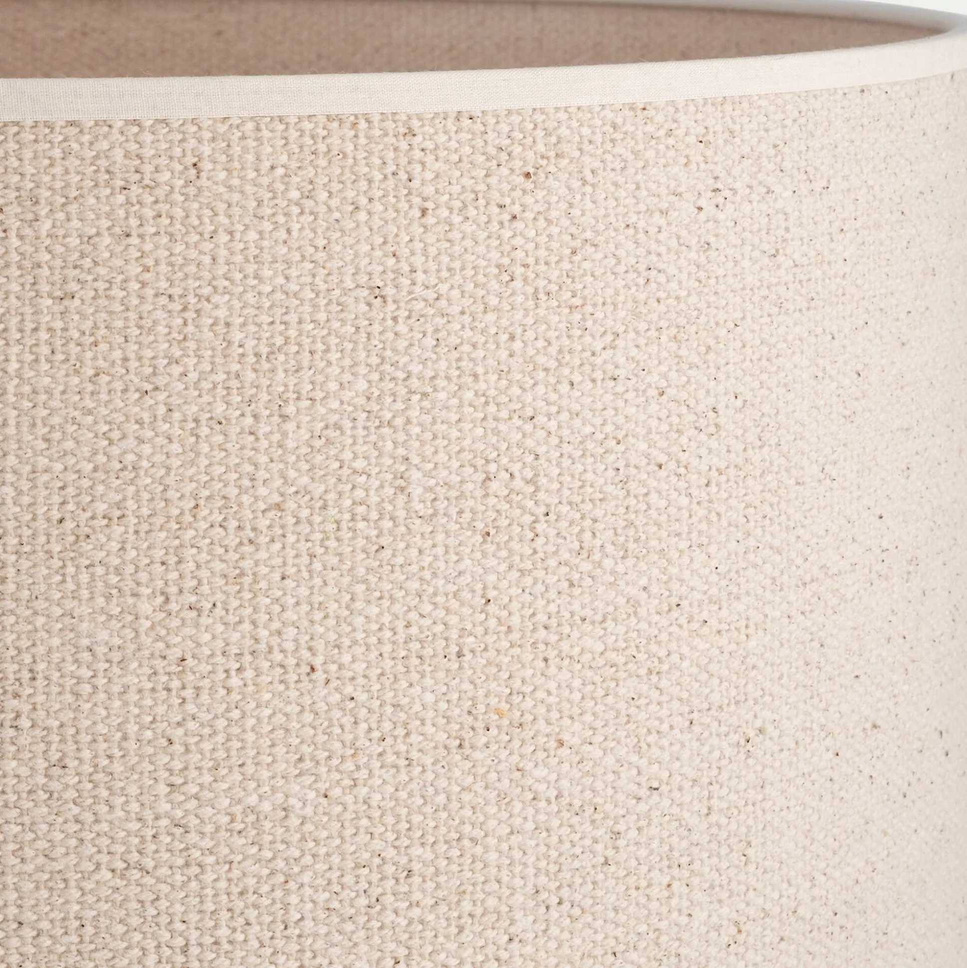 Abat-jour cylindrique en coton D40xH30cm - naturel