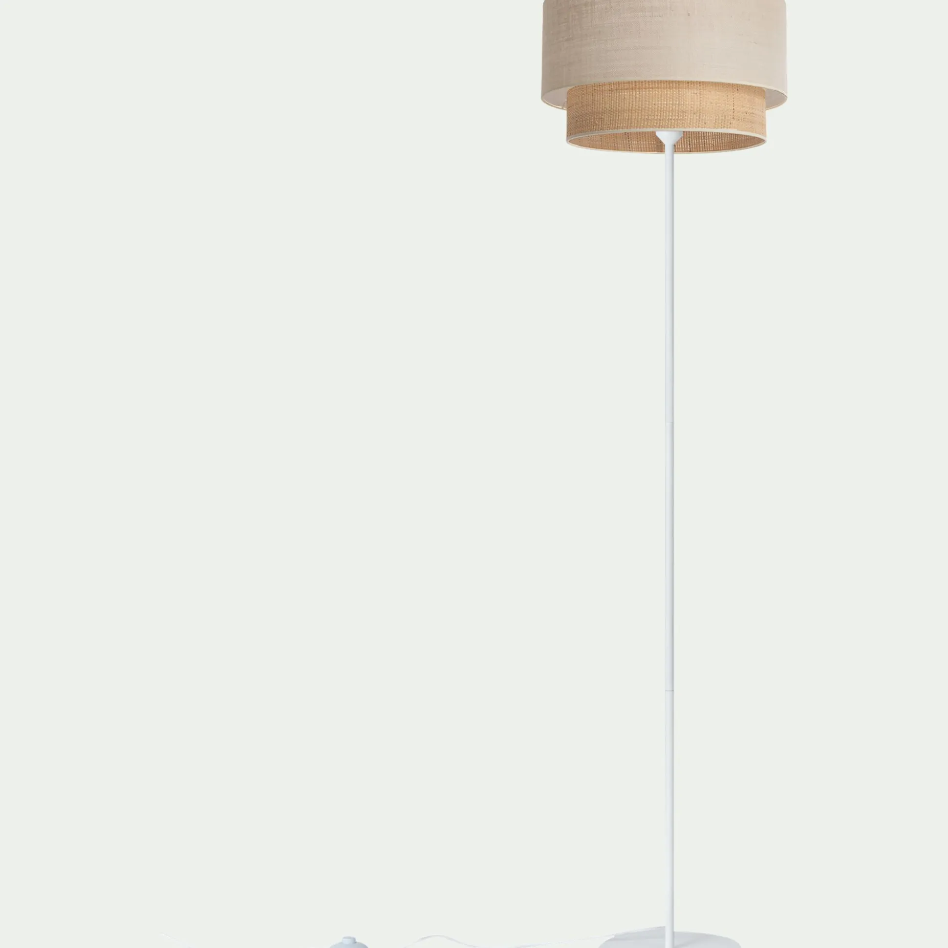 Abat-jour cylindrique en jute D50cm - naturel