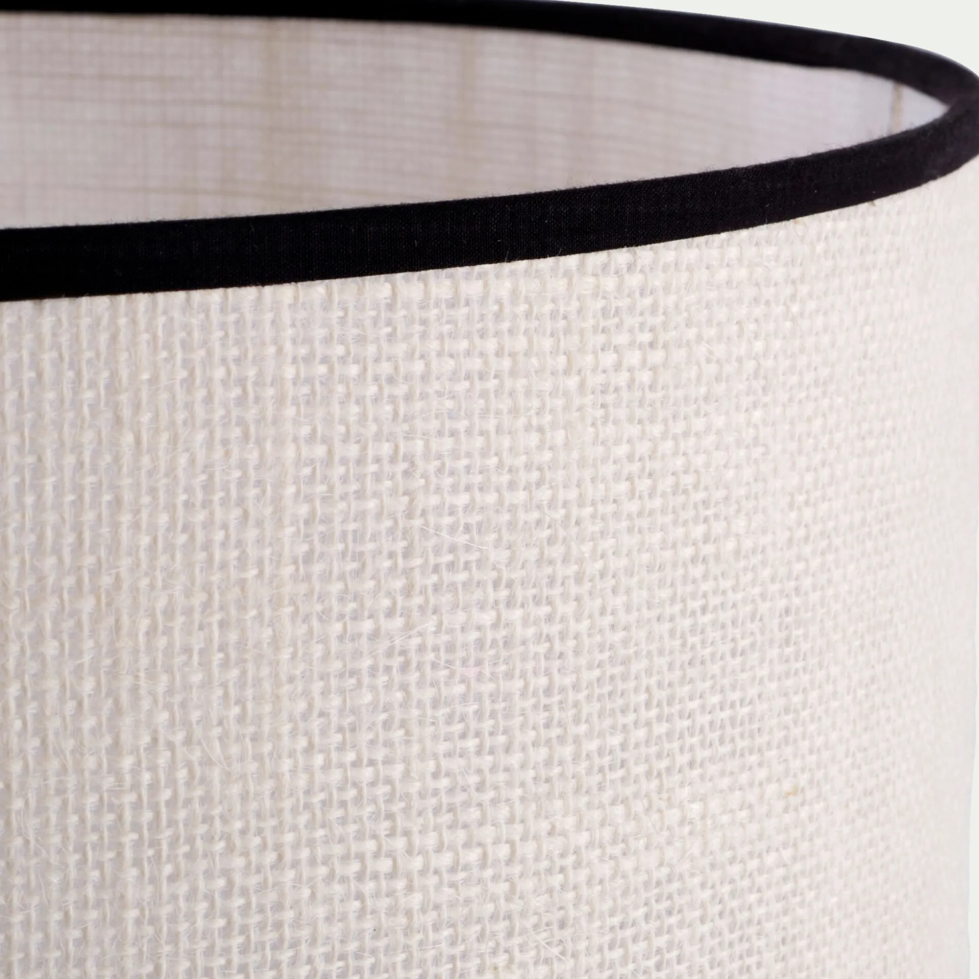 Abat-jour cylindrique en jute D32cm - beige