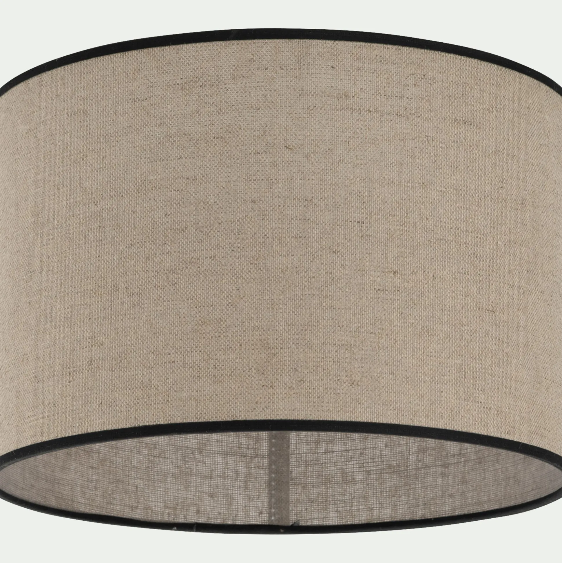 Abat-jour cylindrique en lin D32cm - naturel