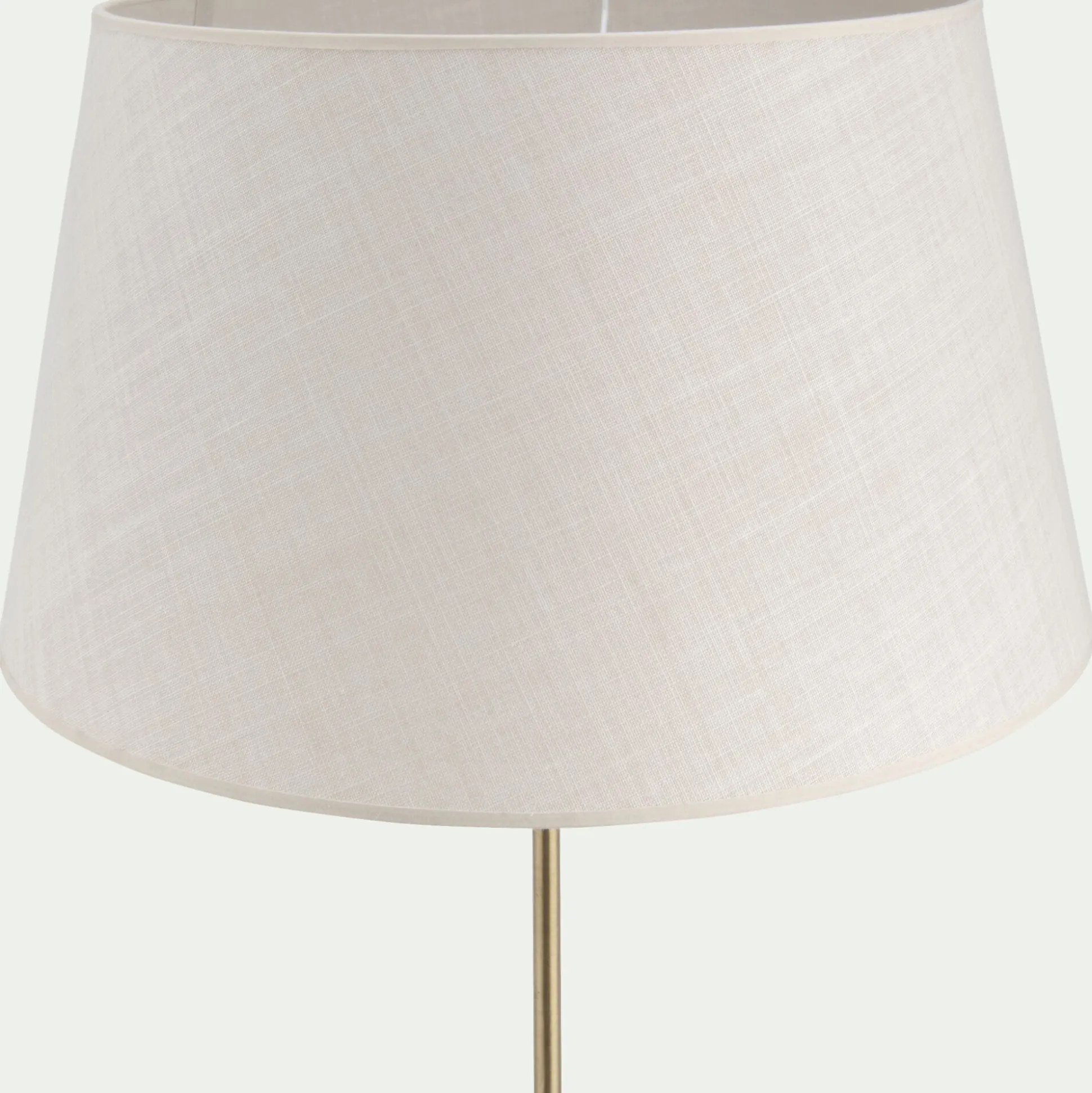 Abat-jour tambour en coton - D45cm beige roucas