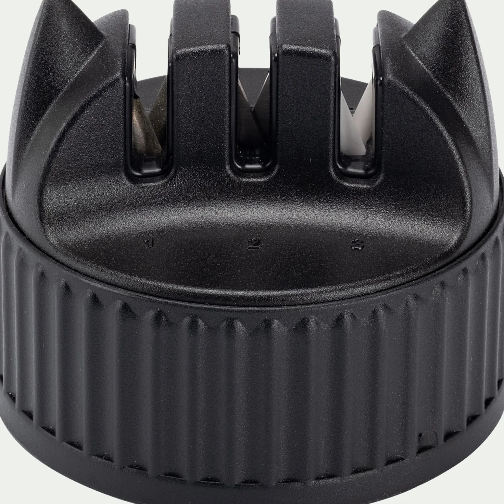 Aiguiseur à couteaux 3 niveaux - noir
