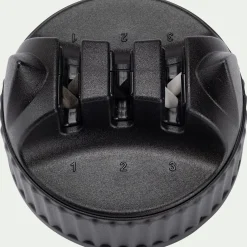 Aiguiseur à couteaux 3 niveaux - noir