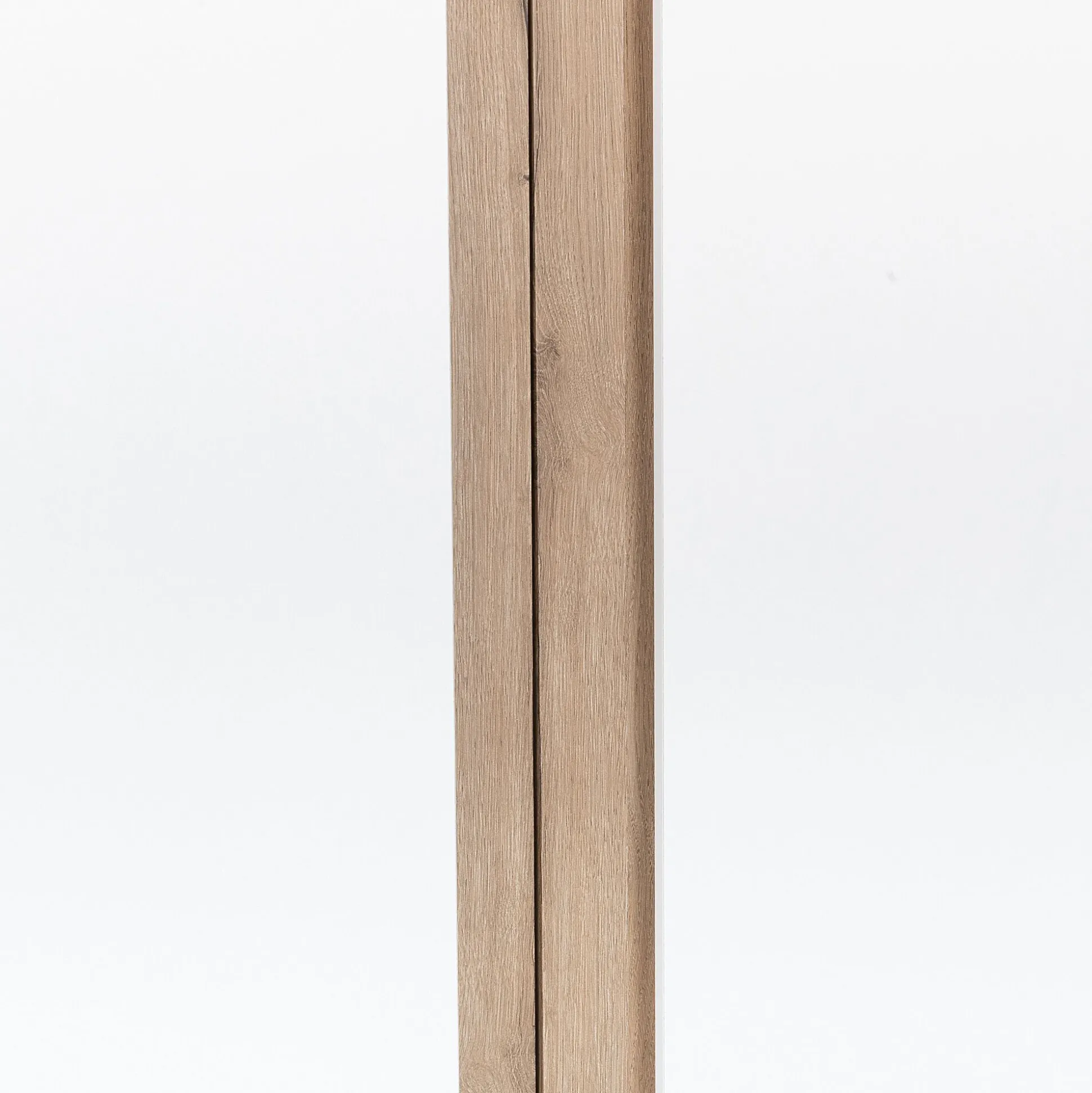 Armoire de dressing 2 portes battantes en bois effet chêne H235xL100cm - blanc