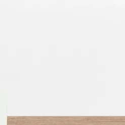 Armoire dressing d'angle avec 1 porte en bois effet chêne - blanc H235xL96cm