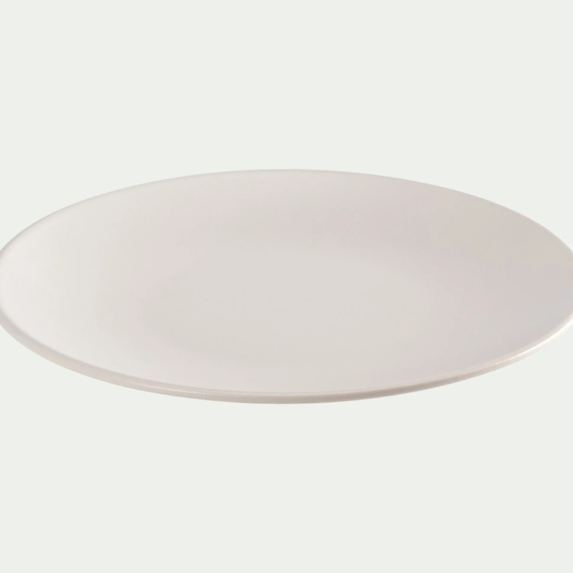 Assiette à dessert en faïence D20cm - blanc ventoux