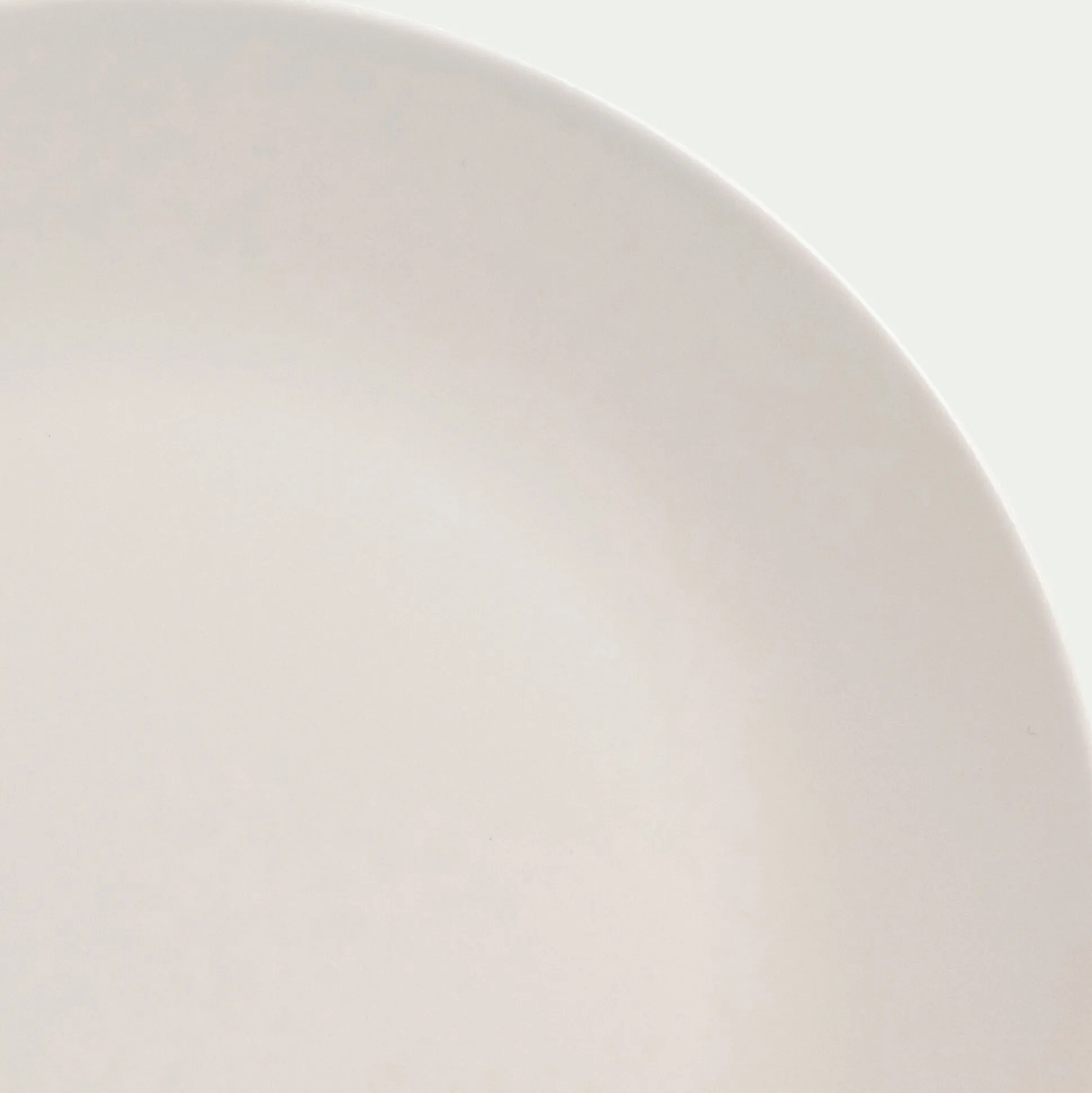 Assiette à dessert en faïence D20cm - blanc ventoux