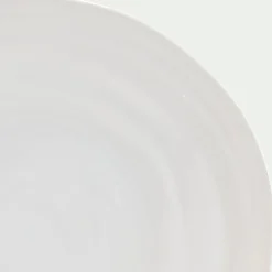 Assiette à dessert en faïence D20cm - blanc