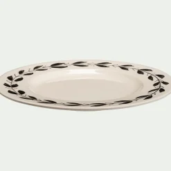 Assiette à dessert en faïence D22cm - blanc