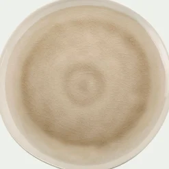 Assiette à dessert en grès D20,5cm - beige alpilles