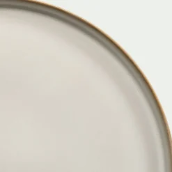 Assiette à dessert en grès D22,5cm - beige alpilles