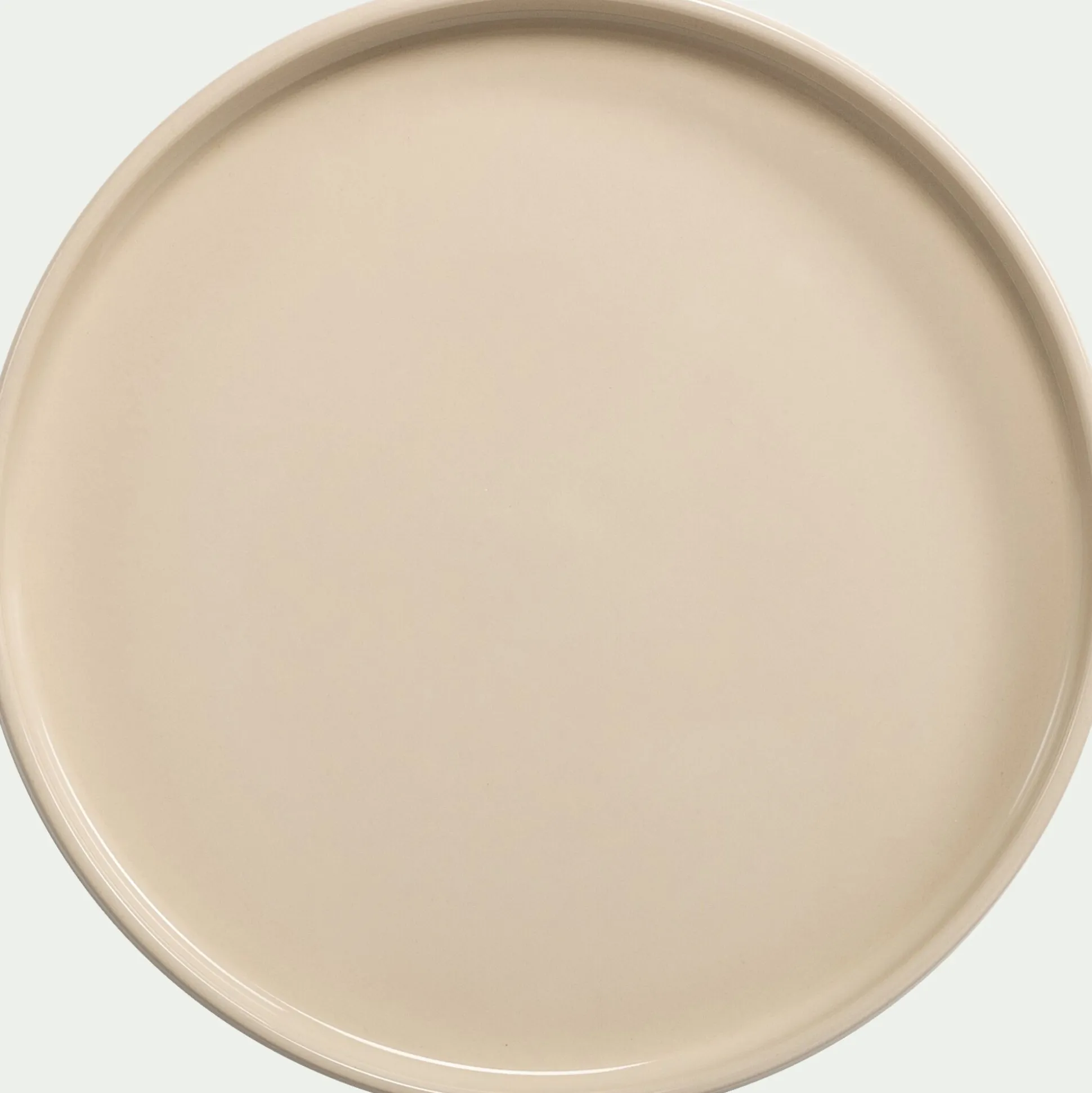 Assiette à dessert en grès D21,5cm - blanc