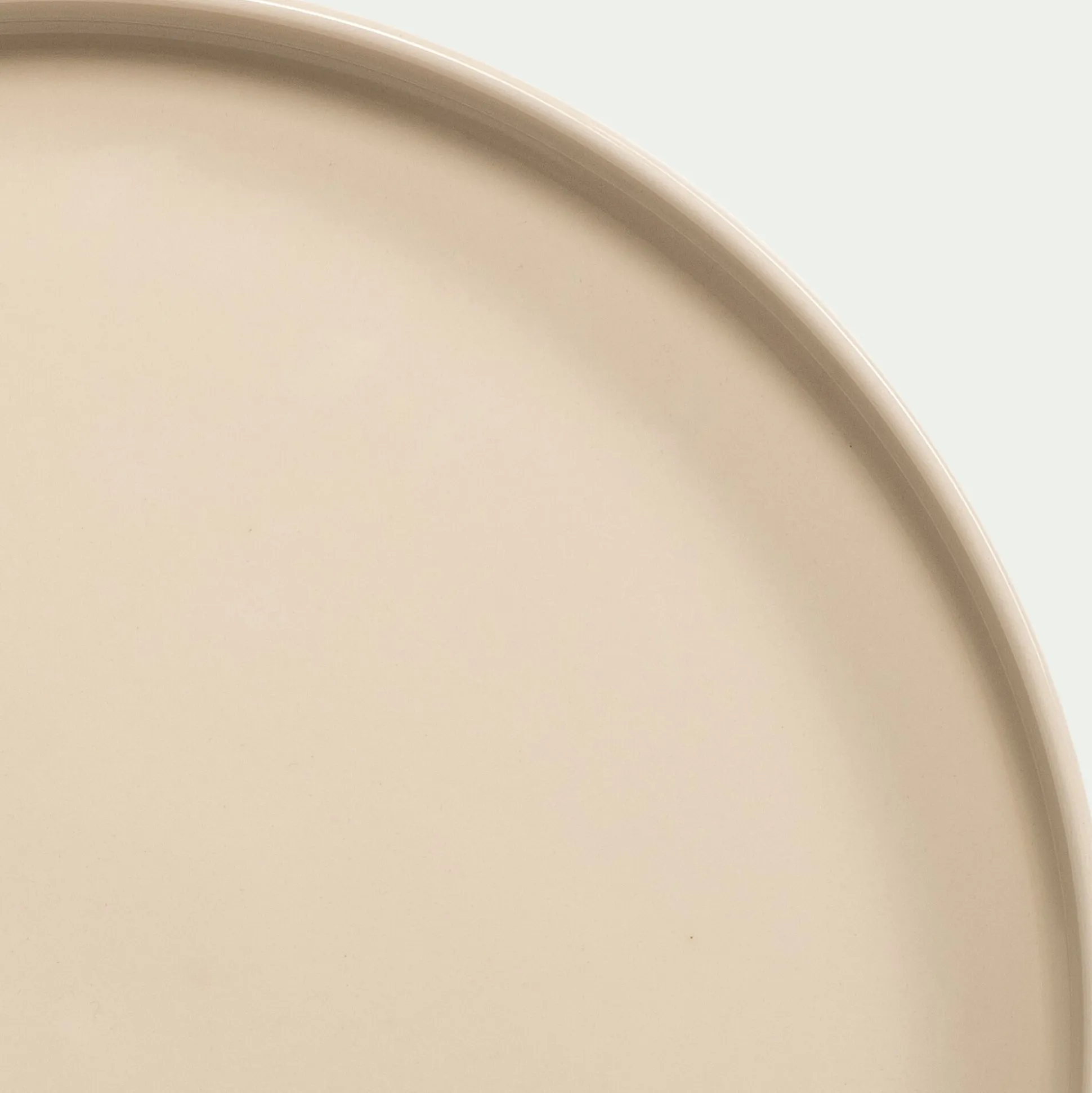 Assiette à dessert en grès D21,5cm - blanc