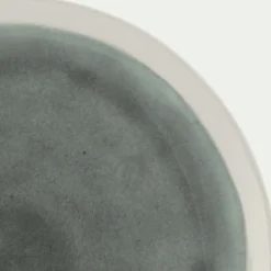 Assiette à dessert en grès D20,5cm - bleu autan
