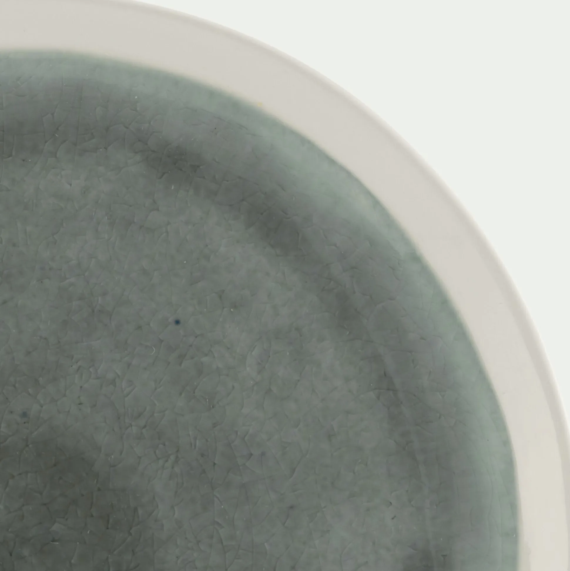 Assiette à dessert en grès D20,5cm - bleu autan