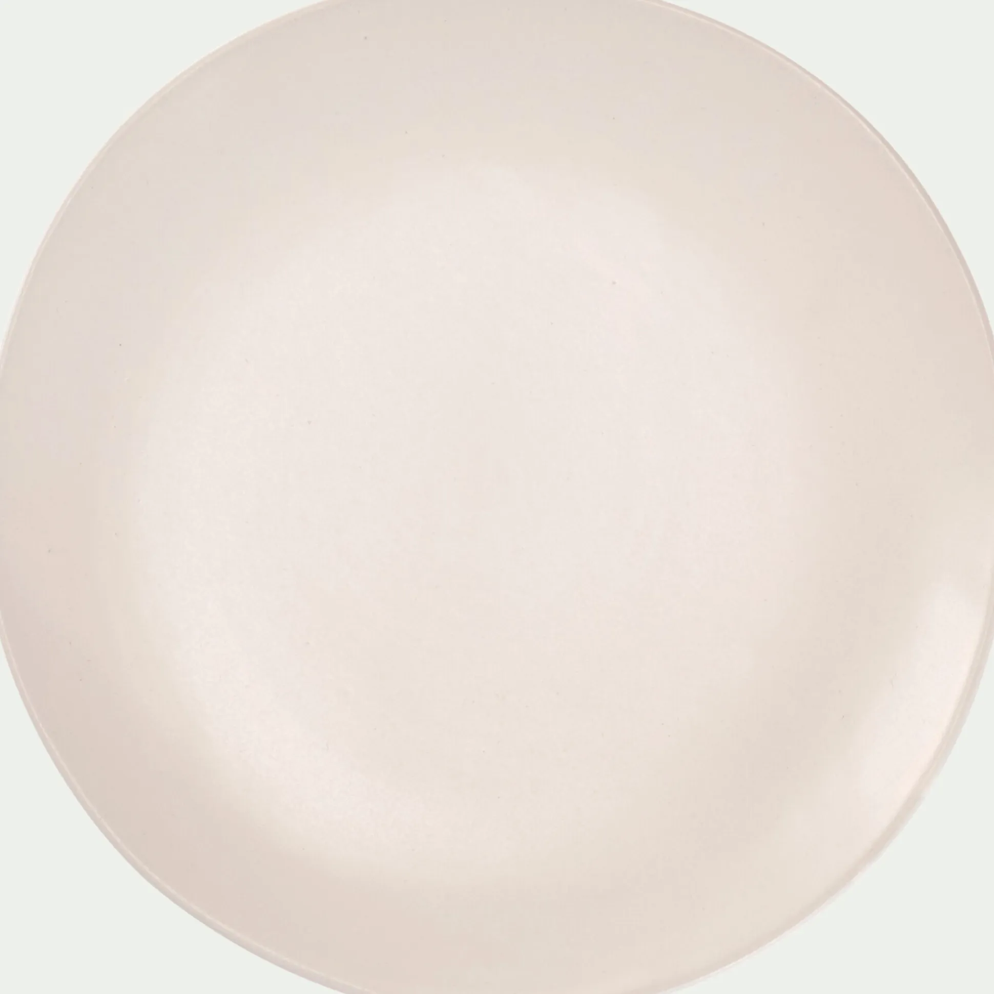 Assiette à dessert en grès D20,5cm - blanc ventoux
