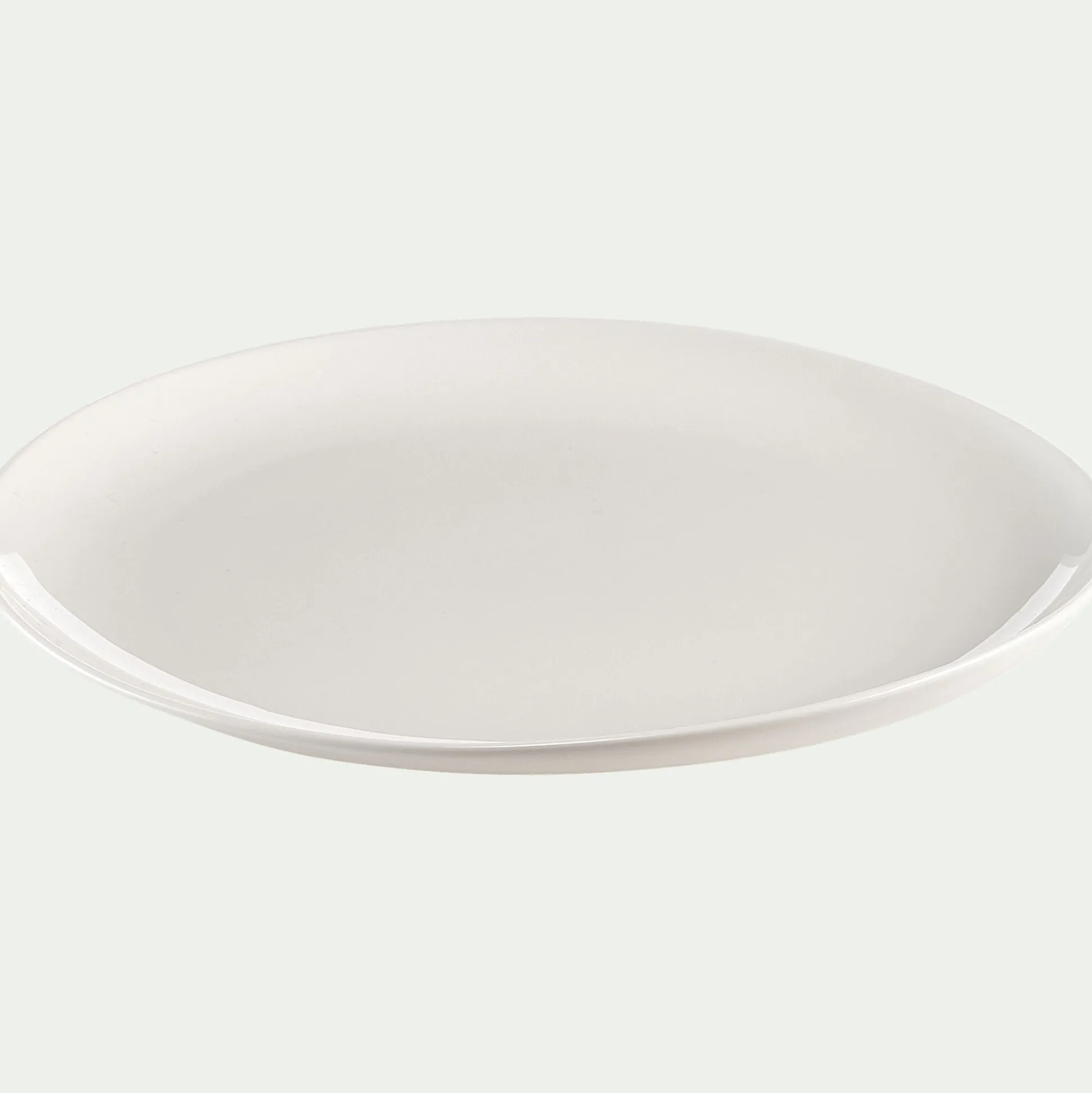 Assiette à dessert en porcelaine D21cm - blanc