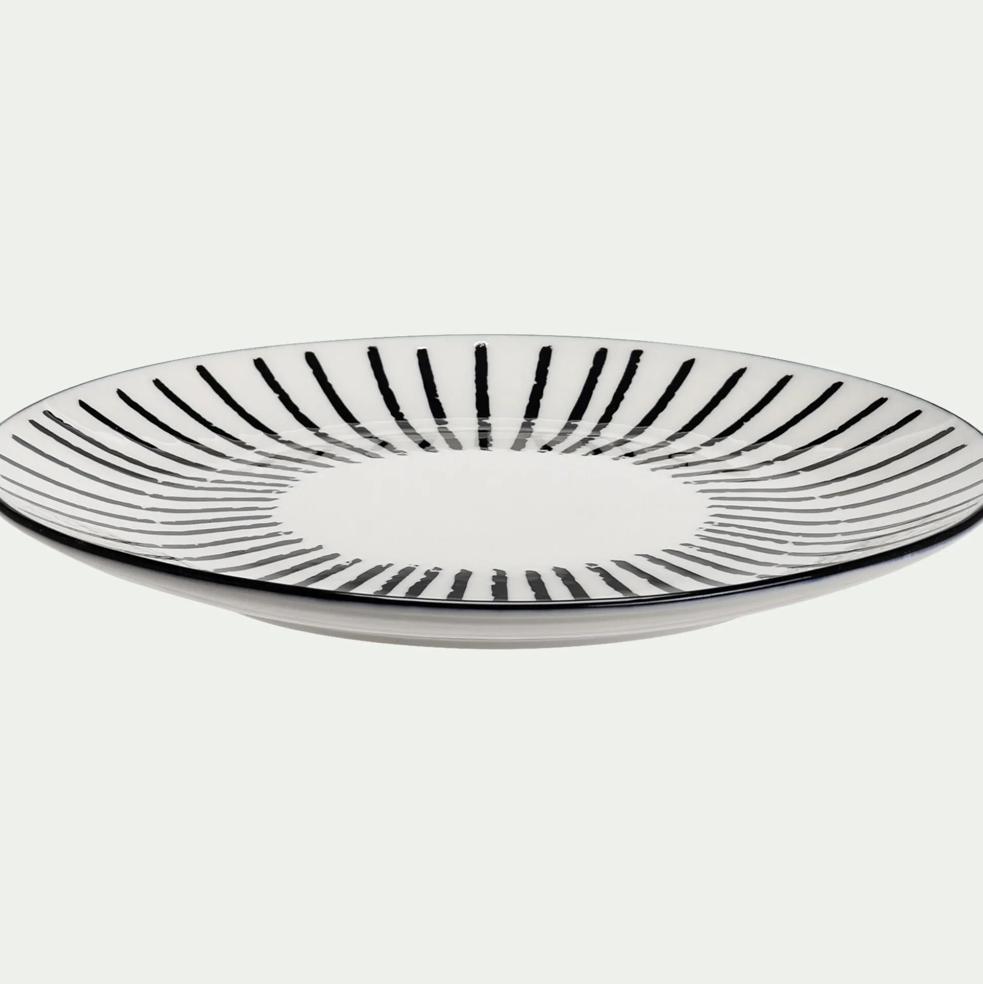 Assiette à dessert en porcelaine D19cm - blanc