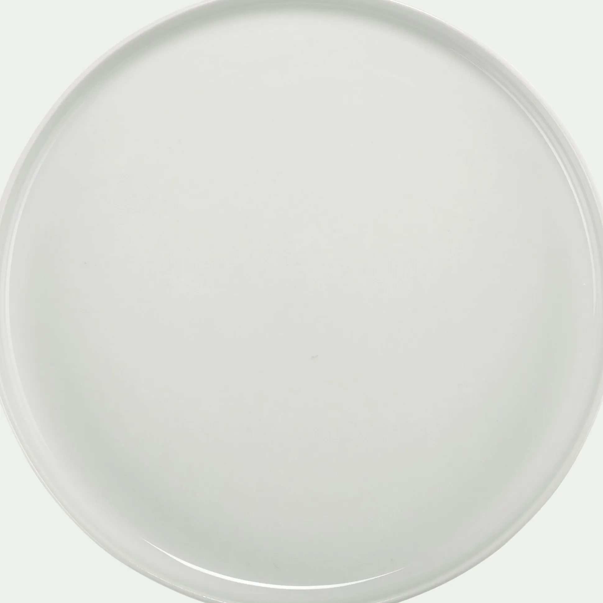Assiette à dessert en porcelaine D20cm - blanc