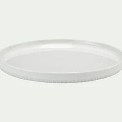 Assiette à dessert en porcelaine D20cm - blanc