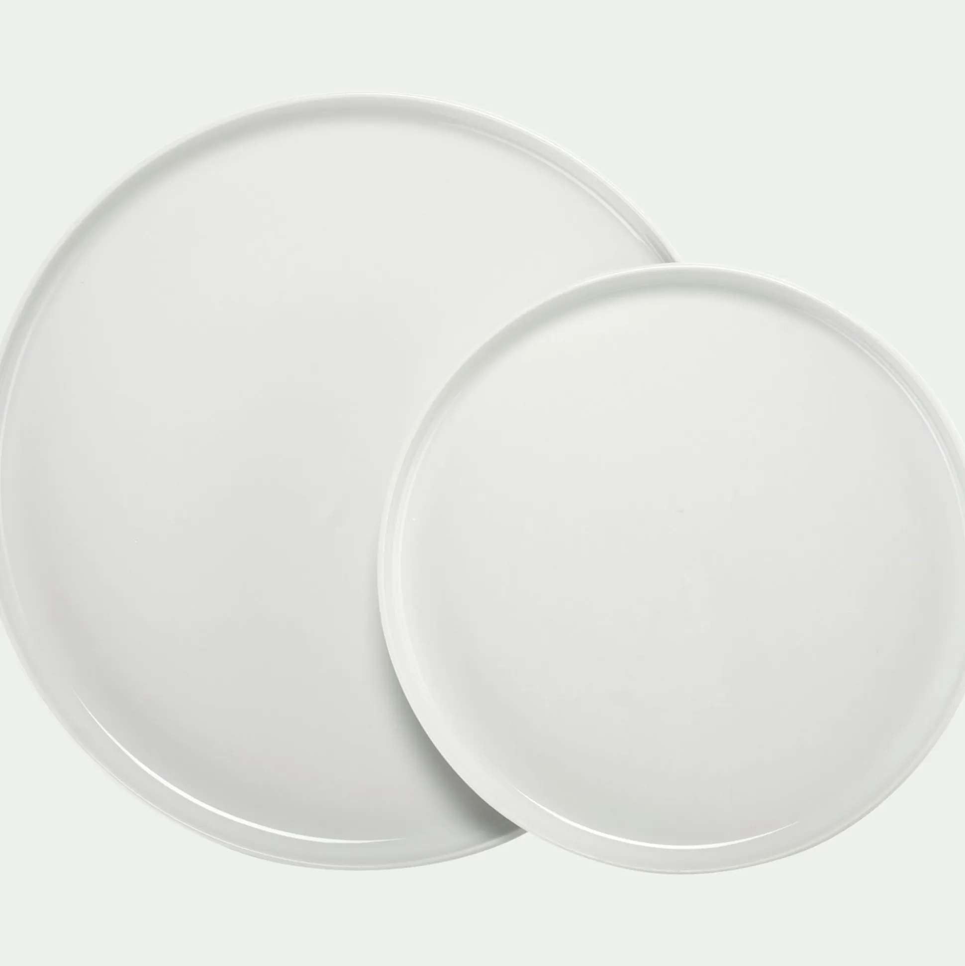 Assiette à dessert en porcelaine D20cm - blanc