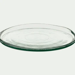 Assiette à dessert en verre D20cm - transparent