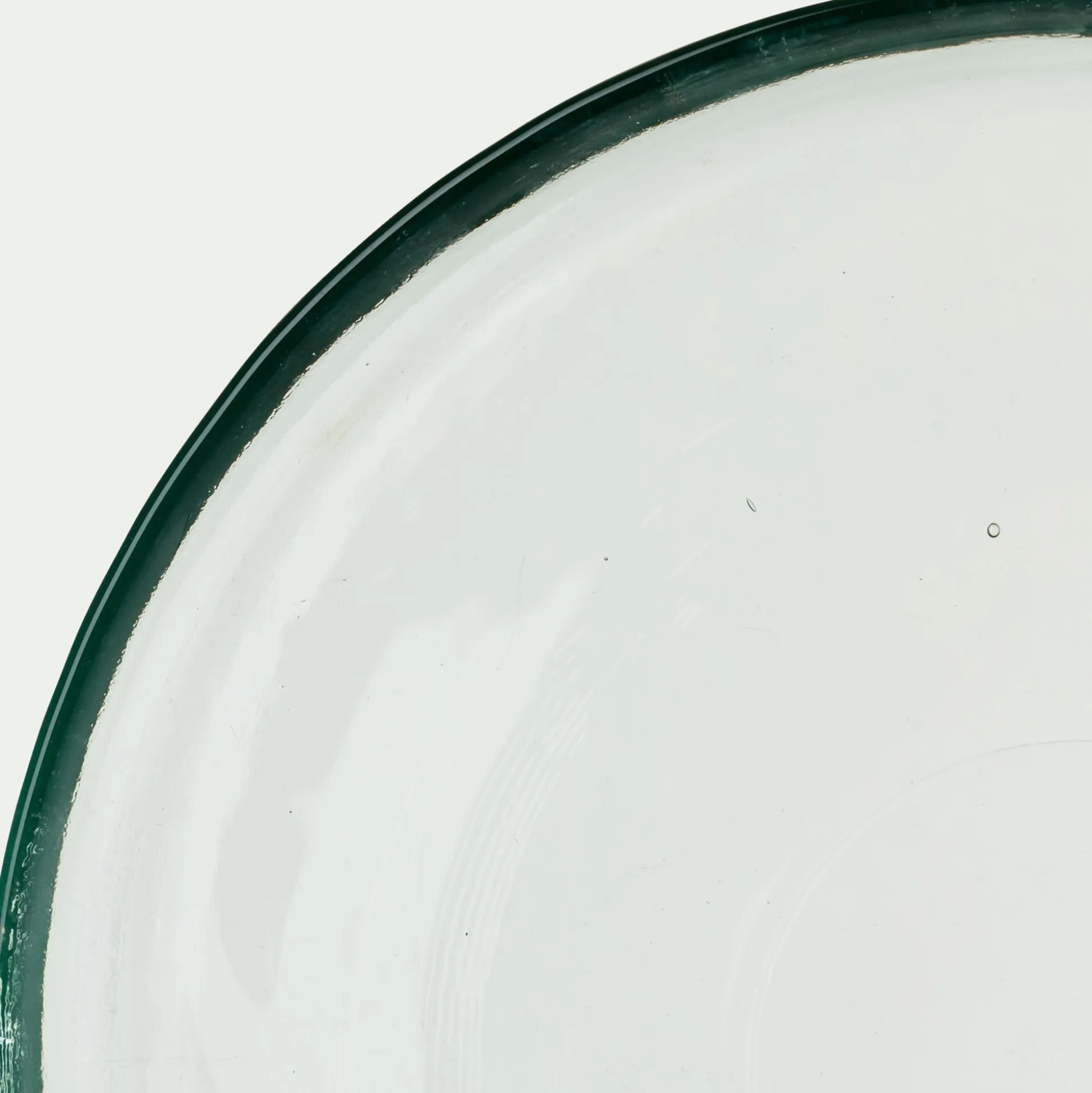 Assiette à dessert en verre D20cm - transparent