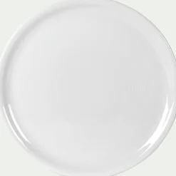 Assiette à pizza en porcelaine qualité hôtelière D30,5cm - blanc