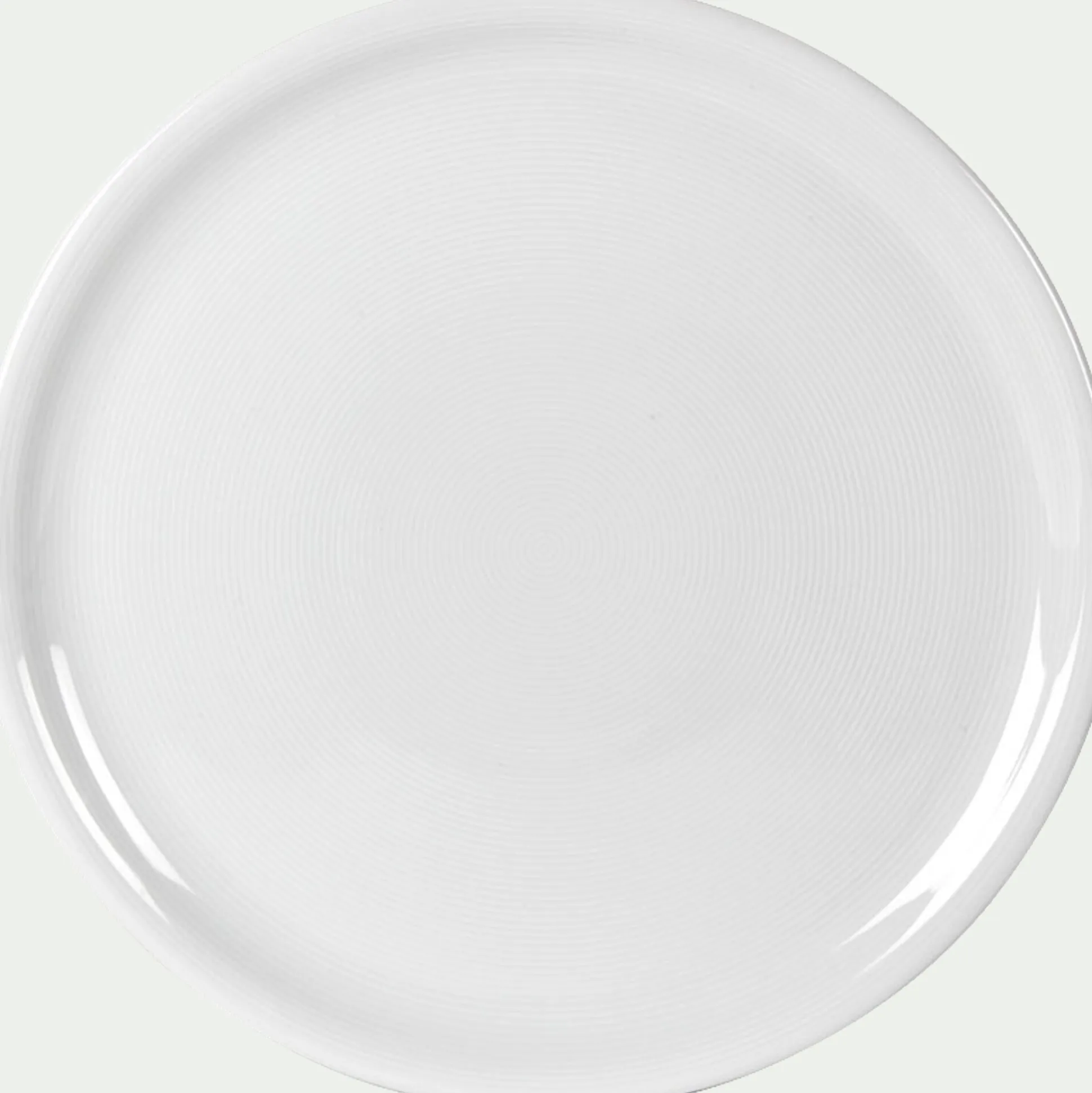 Assiette à pizza en porcelaine qualité hôtelière D30,5cm - blanc