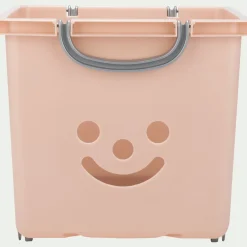 Bac de rangement 25L - rose argile