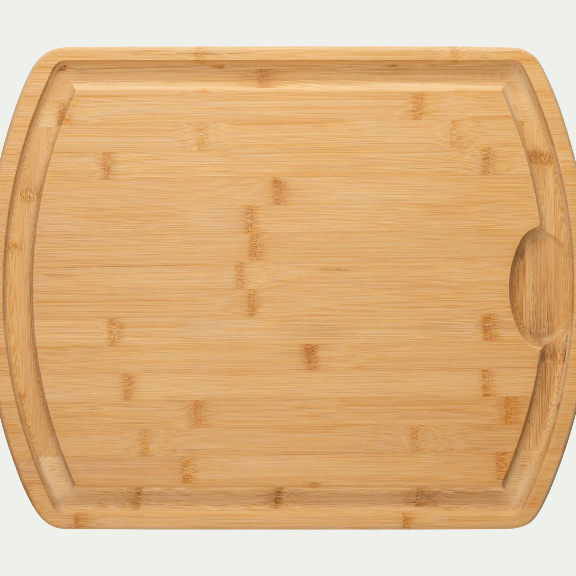 Billot de boucher en bambou 40x50cm - naturel