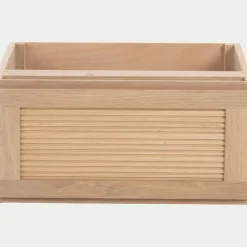 Bloc de 1 tiroir en placage chêne L40cm - bois clair