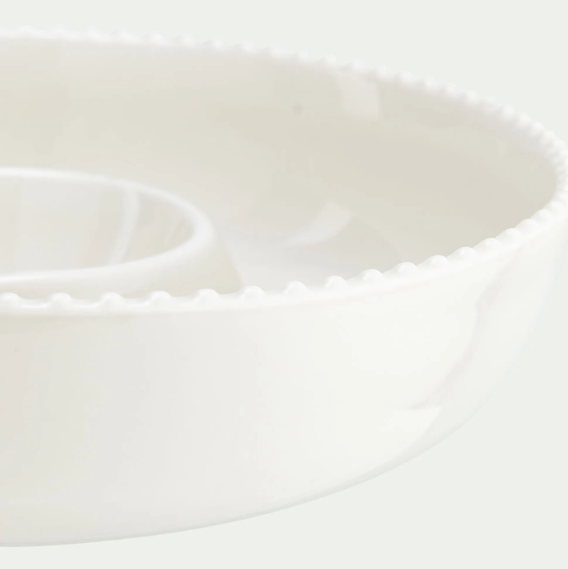 Bol apéritif en porcelaine D23,2cm- blanc ventoux