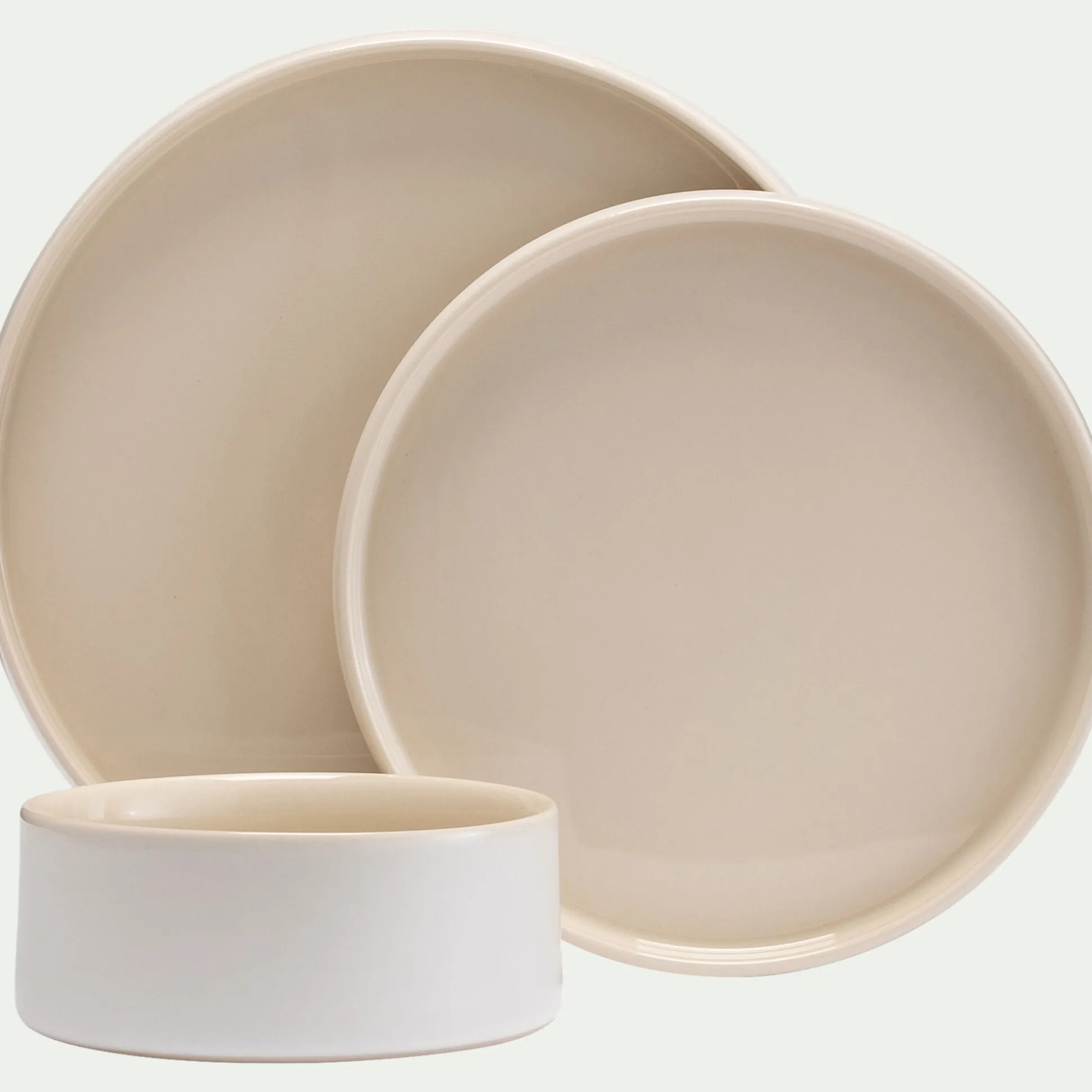 Bol en grès D14cm - blanc