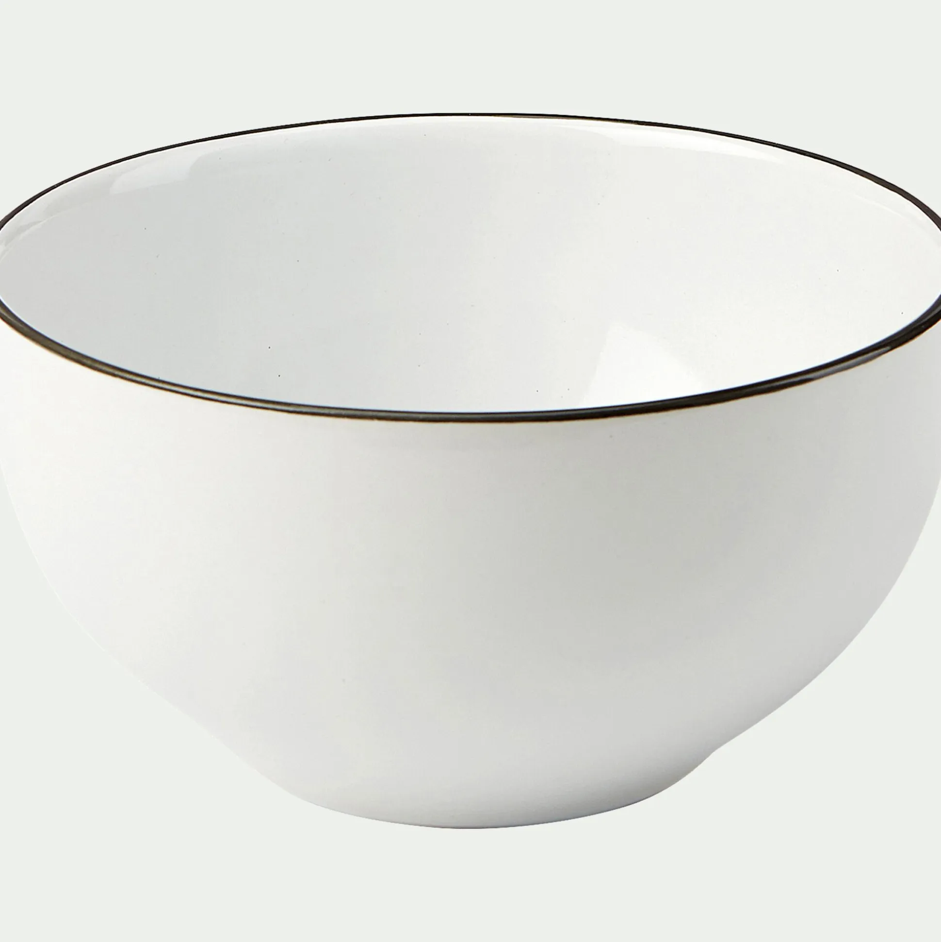Bol en grès D14,3cm - blanc