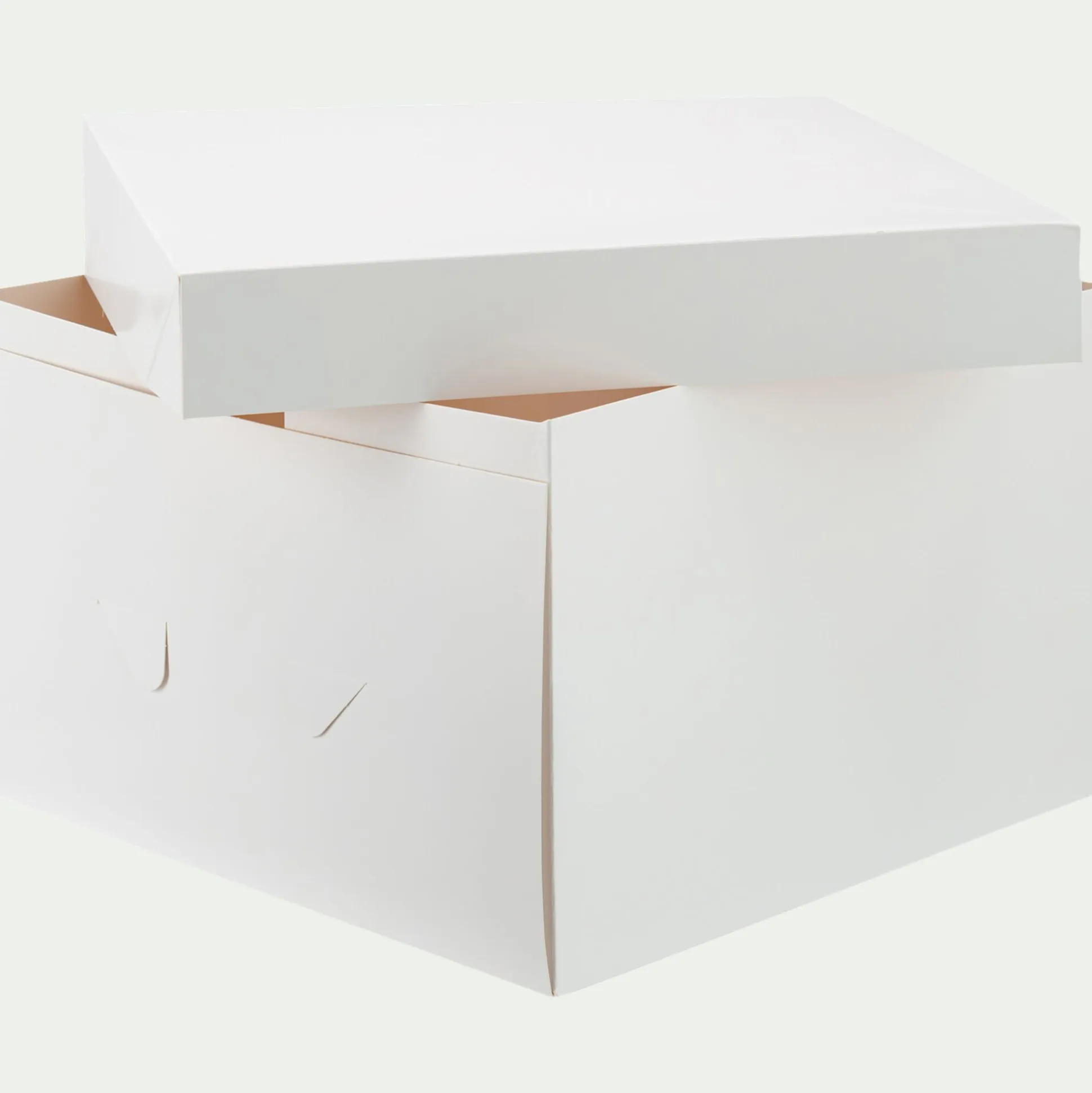 Boîte pâtissière L30,4xl30,4xH20cm - blanc