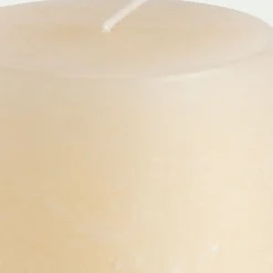 Bougie cylindrique - blanc H10cm