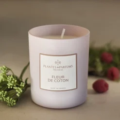 Bougie parfumée senteur Fleur de Coton 180g