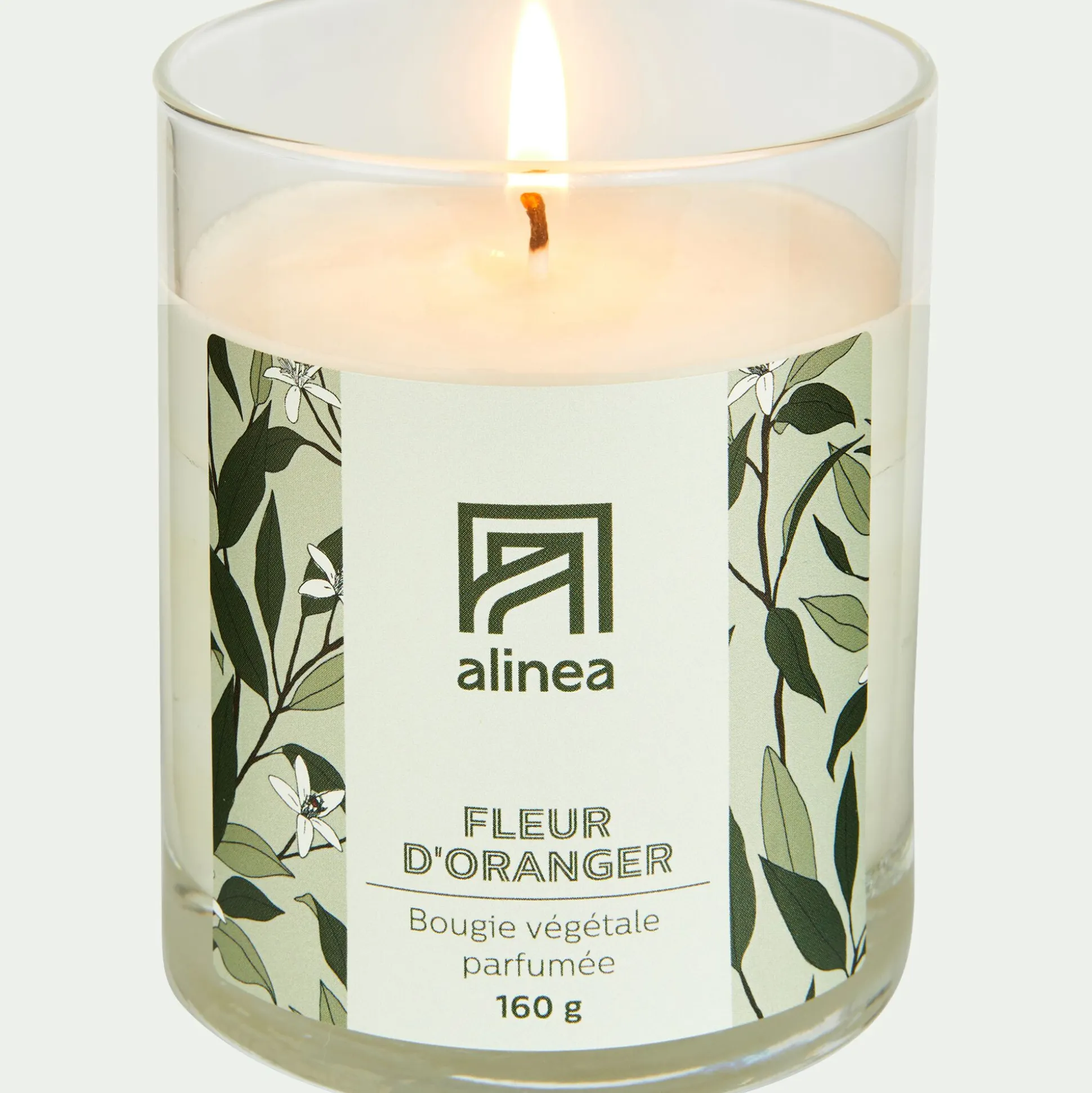 Bougie parfumée senteur Fleur d'Oranger 160g