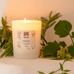 Bougie parfumée senteur mimosa 160g