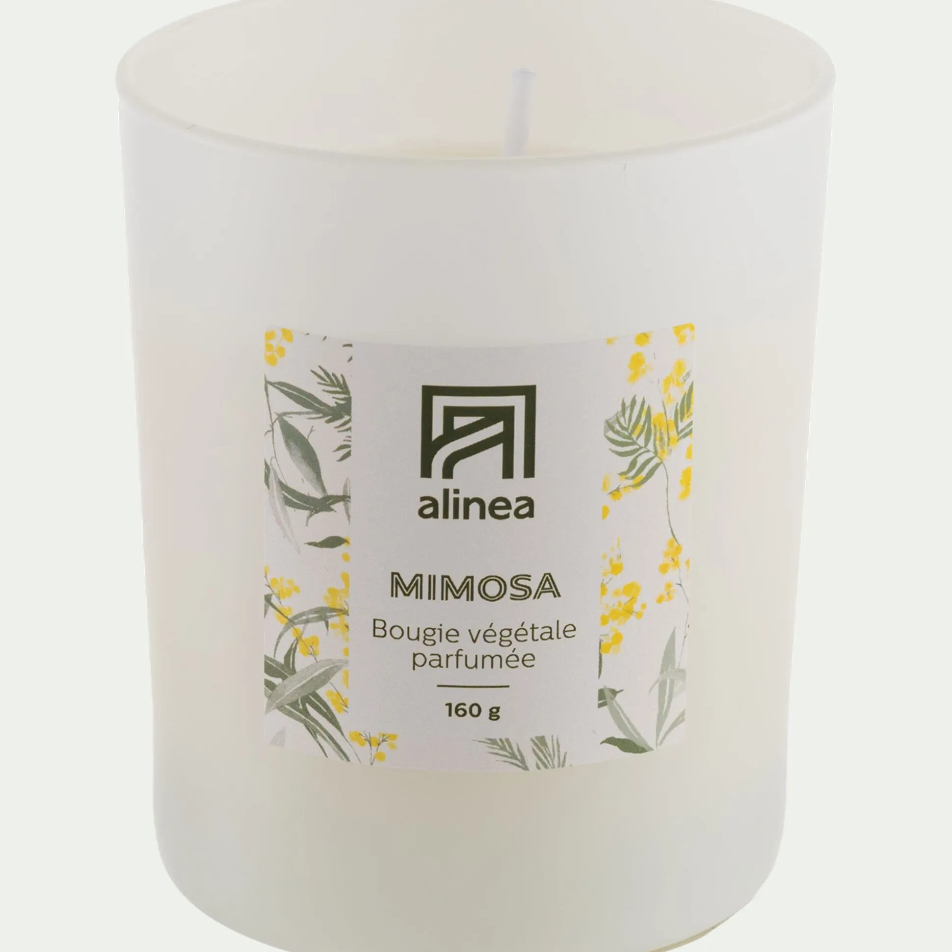 Bougie parfumée senteur mimosa 160g