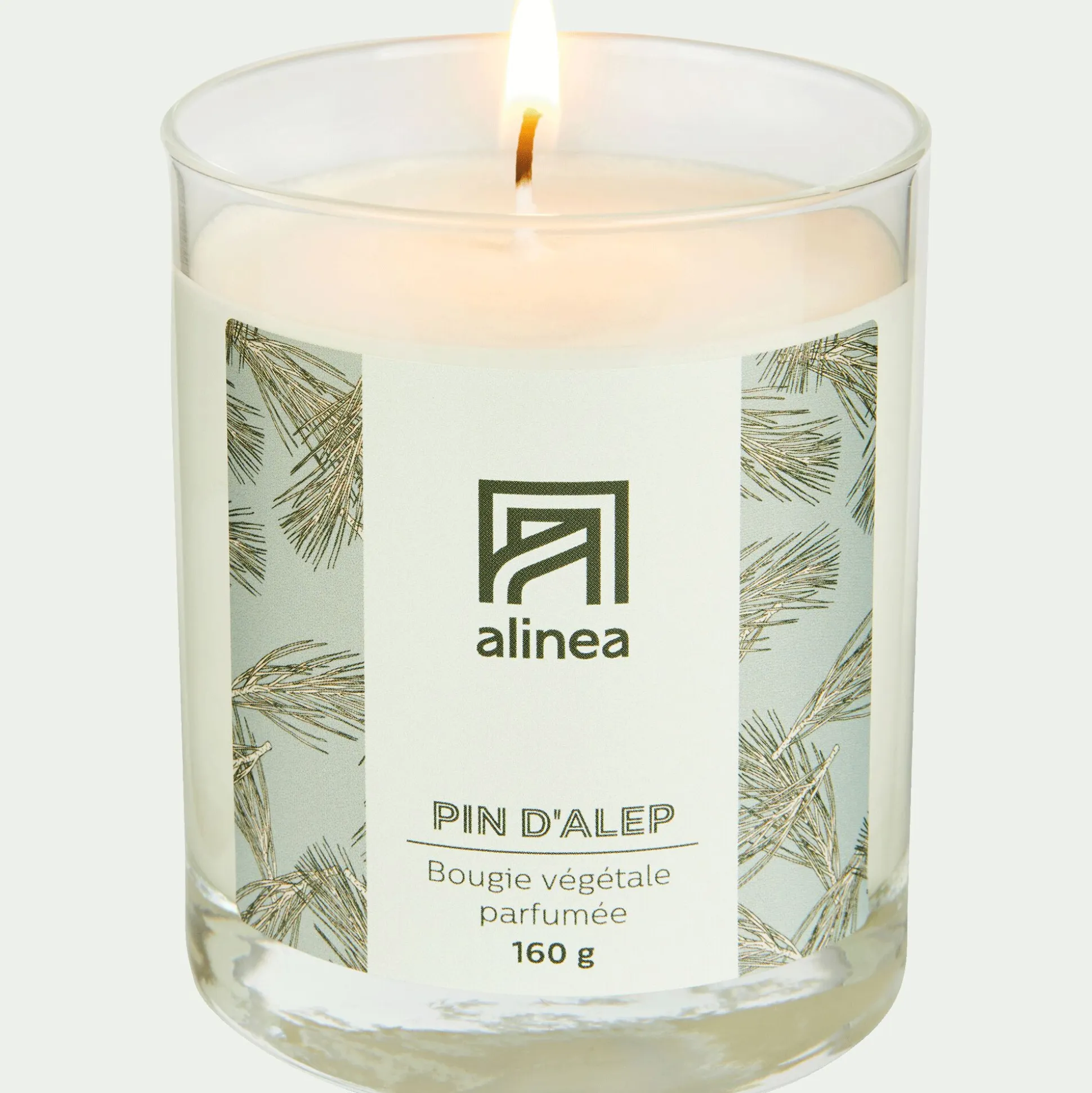 Bougie parfumée senteur Pin d'Alep 160g