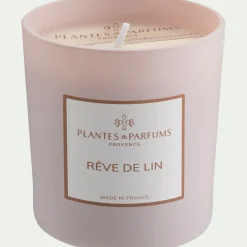 Bougie parfumée senteur Rêve de Lin 180g