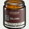 Bougie parfumée senteur teck et tonka 90g